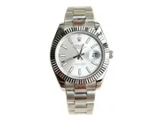 Rolex - Datejust Silver Fluted