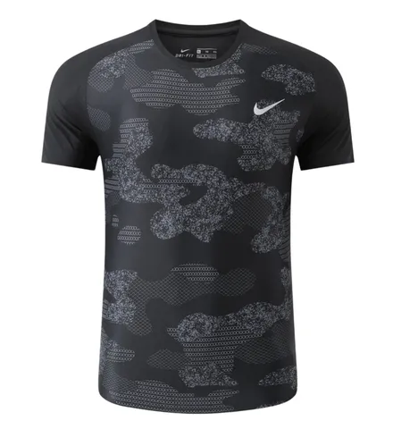 Nike Tee - Black Camo Print