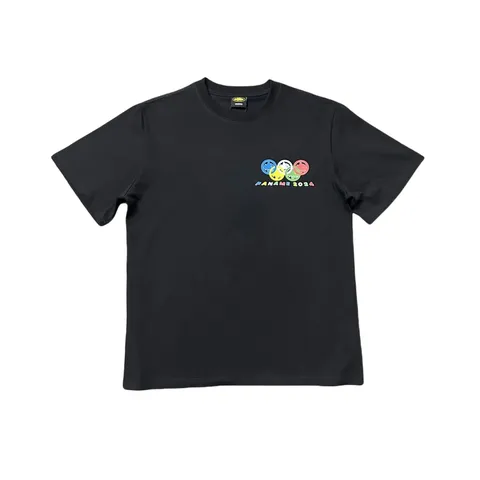 Corteiz Tee - Black Rainbow Heart