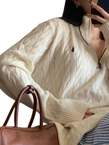 Ralph Lauren Sweater - Cream Cable Knit II