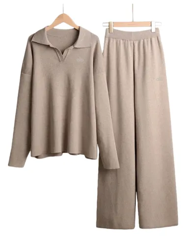 Alo Set - Oat Knit Set