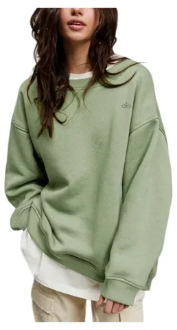 Alo Hoodie - Sage Oversized Crew