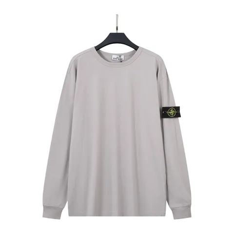Stone Island Hoodie - Dove Grey Crew