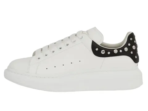 Alexander McQueen Shoes - White Studded