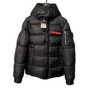 Prada Quilted Jacket - Black Hooded