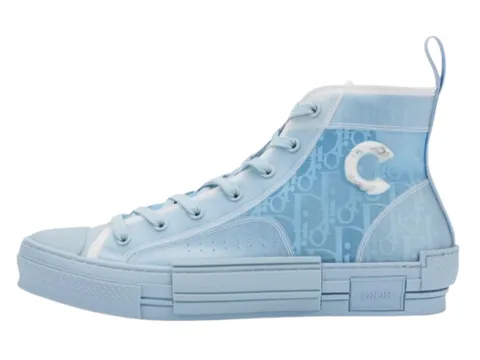 Dior Shoes - Blue Oblique High