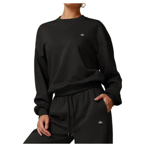 Alo Hoodie - Black Crew
