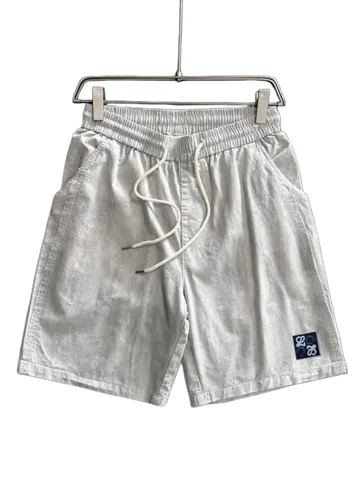 Loewe Shorts - White Blue Patch