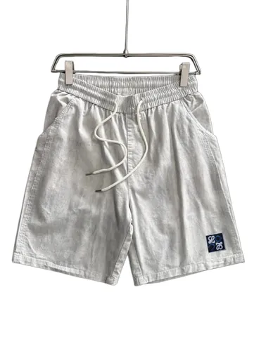 Loewe Shorts - White Blue Patch