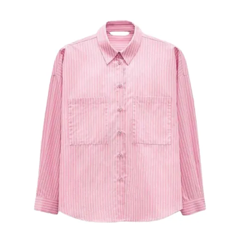 Zara Shirt - Pink Stripe Oxford