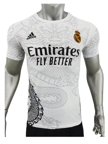 Special Edition White Real Madrid Jersey Player Version