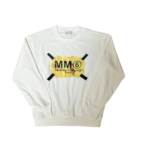 Maison Margiela Hoodie - White MM6 Tape