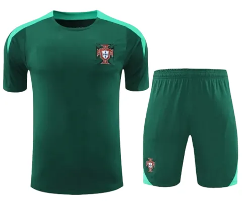 2425 Portugal Training clothes suit Short sleeve Fan version