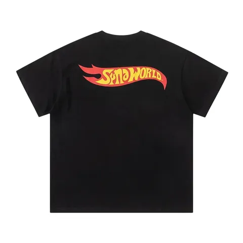 Syna World Tee - Black Flame Logo