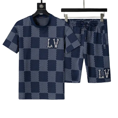 Lv Set - Navy Damier Set