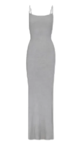 Skims Dress - Grey Slip Maxi