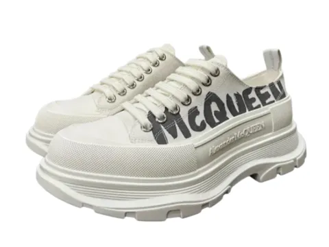 Alexander McQueen Shoes - Cream Graffiti