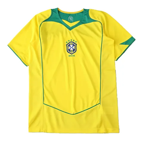 2004 season Brazil home retro Fan version