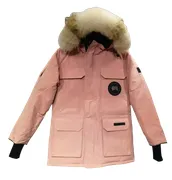 Canada Goose Down Jacket - Pink Fur Hood Parka