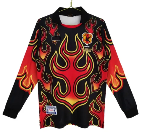 1998 Japan Goalkeeper goalkeeper long seleeve retro Fan version