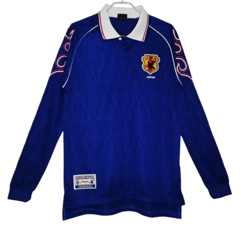 1998 season Japan home Long sleeved Retro Fan version