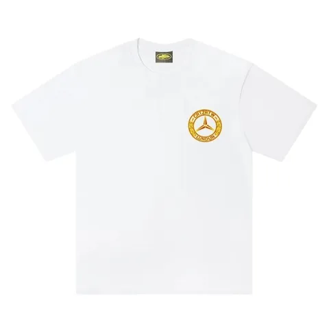 Corteiz Tee - White Gold Logo