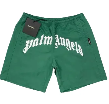 Palm Angel Shorts - Green Logo