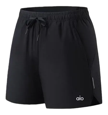 Alo Short - Black Running, Unisex