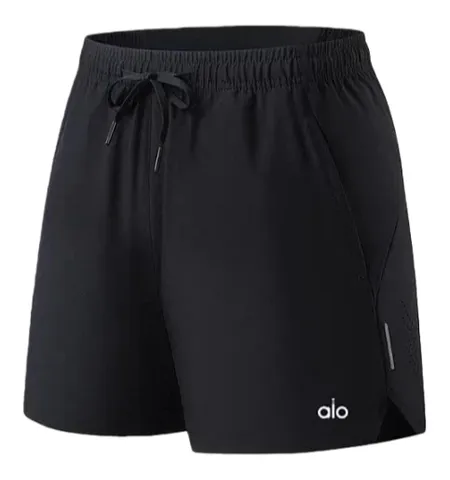 Alo Short - Black Running, Unisex