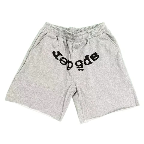 Sp5der Shorts - Grey Black Logo