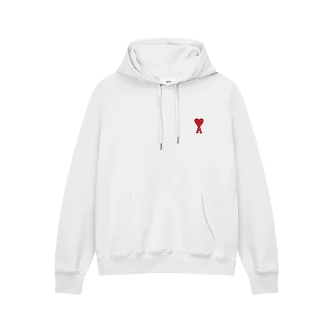 Ami Hoodie - White Heart Logo
