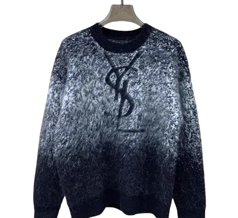 YSL Sweater - Blue Gradient Cassandre Knit