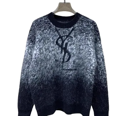YSL Sweater - Blue Gradient Cassandre Knit