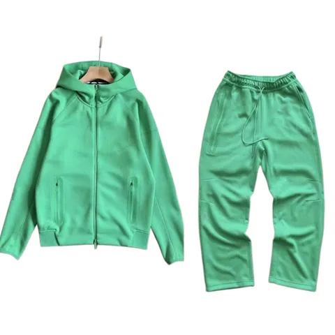 Nike Set - Green Zip Hoodie Set