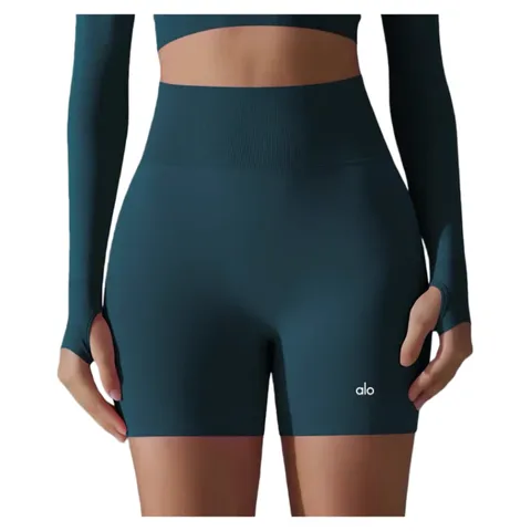 Alo Short - Teal Biker