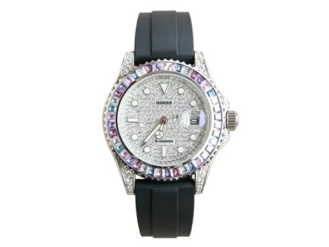 Rolex - Iced Rainbow Rubber