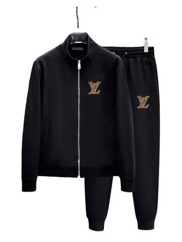 LV Set - Black Zip Tracksuit