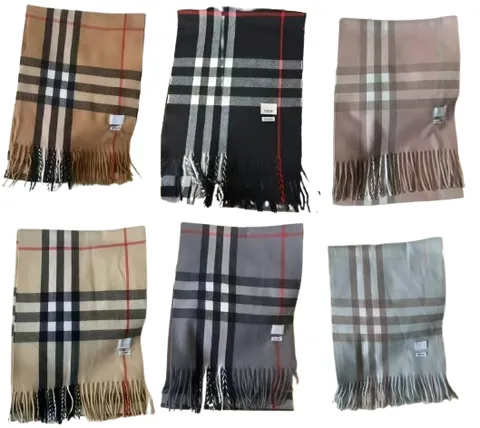 Burberry Scarf - Check Scarf Multi-Colour