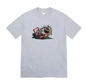Supreme Tee - Grey Photo Print
