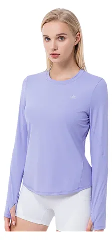Alo Long Tee - Periwinkle