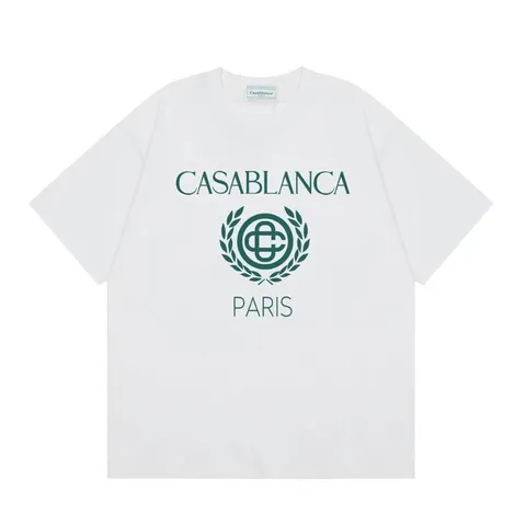 Casablanca Tee - White Laurel Logo