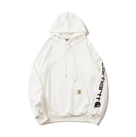 Carhartt Hoodie - White Sleeve Logo