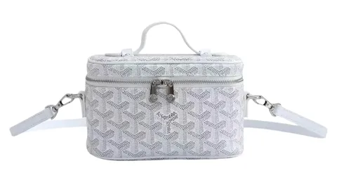 Goyard Bag - White Vanity Bag