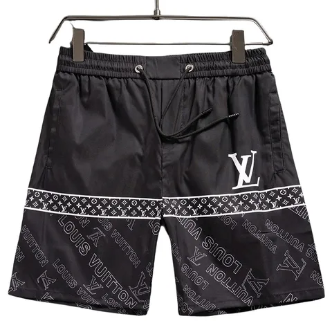 Lv Shorts - Black Monogram Band