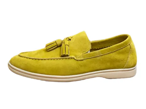 Loro Piana Shoes - Lime Tassel Loafer