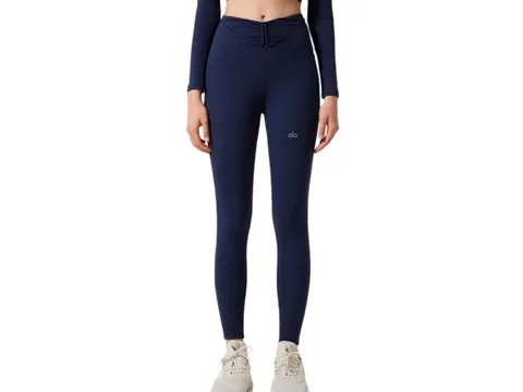 Alo Pants - Navy V-Waist Leggings
