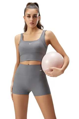 Nike Set - Grey Bra & Shorts
