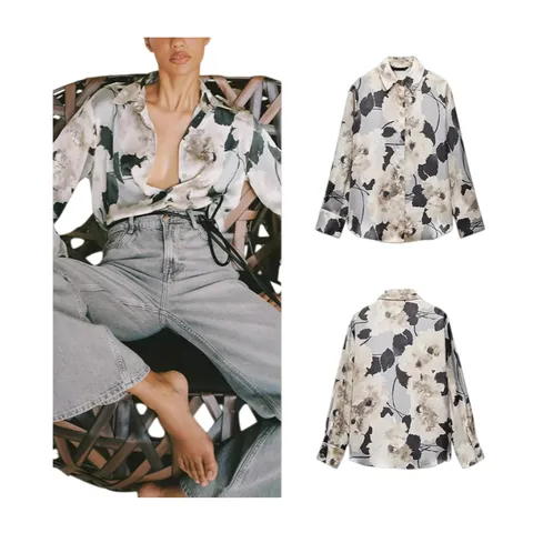 Zara Shirt - Abstract Print