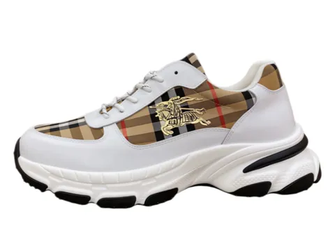 Burberry Shoes - White Check Chunky