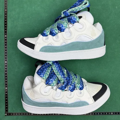 Lanvin Curb - White & Blue